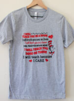I Will Teach t-shirt