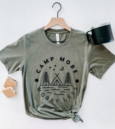 Camp More Worry Less T-Shirt