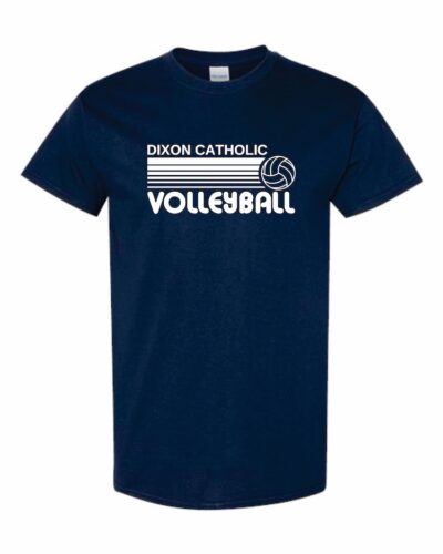 Dixon Catholic Volleyball Logo T-Shirt