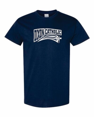 Dixon Catholic Basketball Cross Logo Gildan T-Shirt