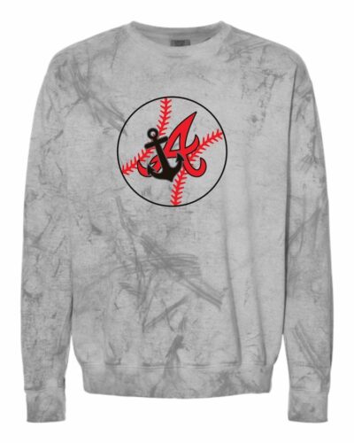 Crew Baseball Tie Dye Crewneck