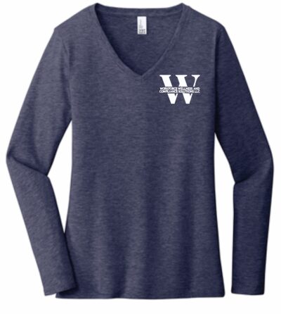 Workforce Wellness Womens Long Sleeve V-Neck