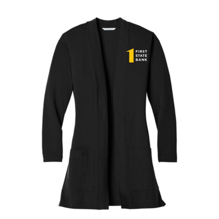 First State Bank Women's Concept Long Pocket Cardigan - Image 2