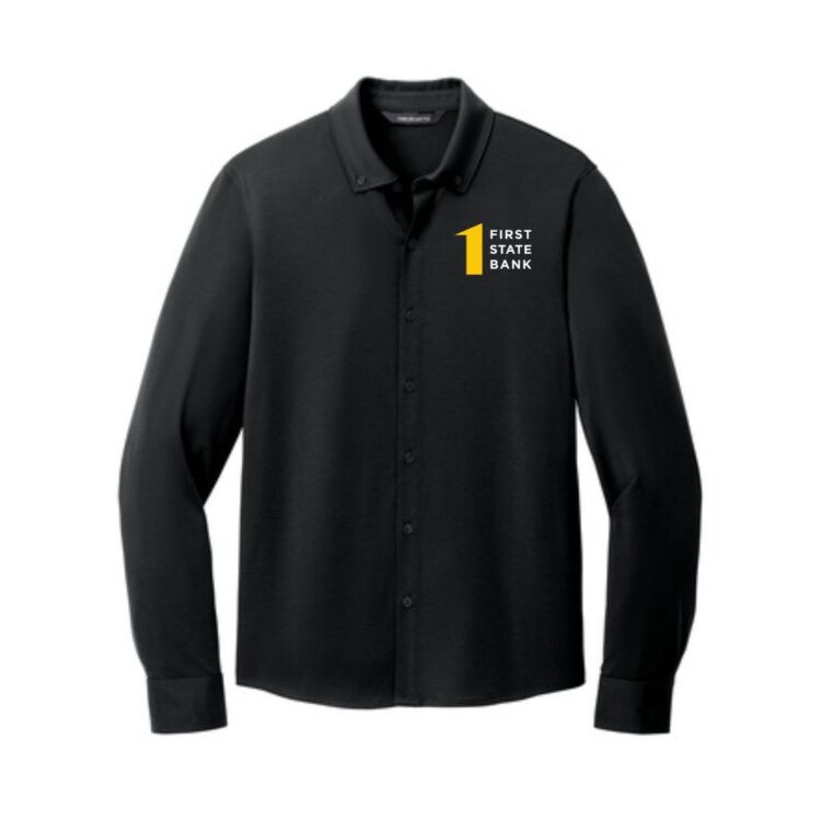 First State Bank Stretch Jersey Long Sleeve Shirt