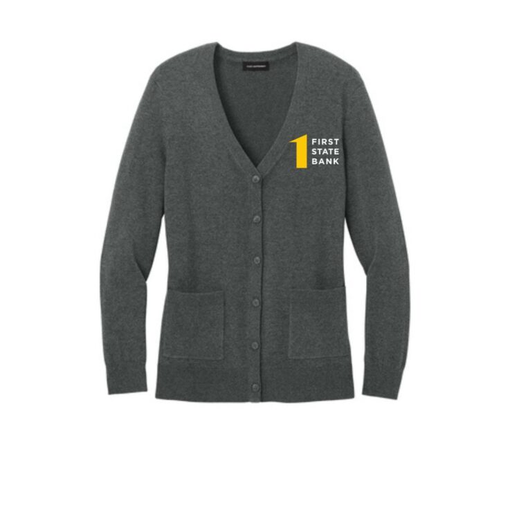 First State Bank Women's Easy Care Button-Up Cardigan Sweater - Image 2