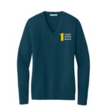 First State Bank Women's Easy Care V-Neck Sweater