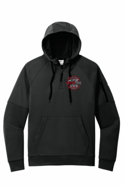 Dinges Fire Nike 1/4 Zip Fleece Hoodie