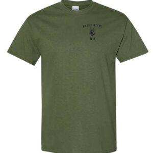Lee County K9 No One Fights Along Gildan T-Shirt