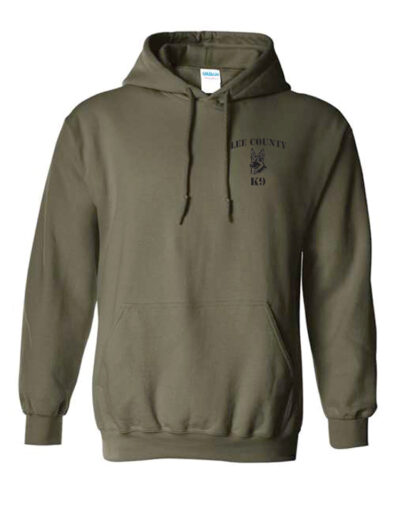 Lee County K9 No One Fights Alone Gildan Hoodie