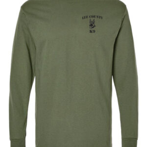 Lee County K9 No One Fights Alone Gildan Long Sleeve