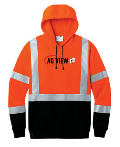 Ag View CornerStone ANSI 107 Class 3 Heavy-Duty Fleece Pullover Hoodie