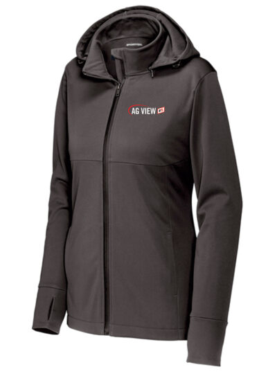 Ag View Ladies Sport Tek Hooded Soft Shell Jacket