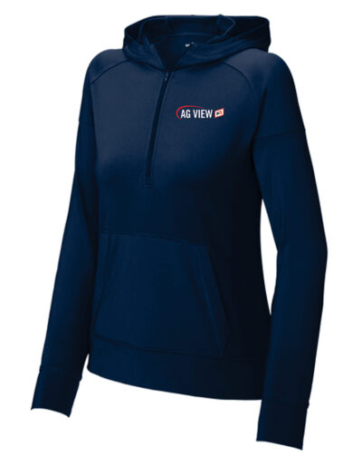 Ag View Sport-Tek Women’s Sport-Wick Stretch Half-Zip Hoodie