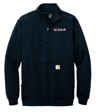 Ag View Carhartt Midweight Quarter Zip Mock Neck Sweatshirt