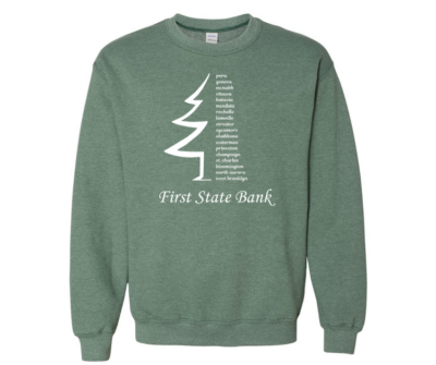 First State Bank Christmas Crewneck