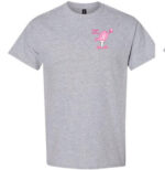 Birdies for Boobies Grey T-Shirt