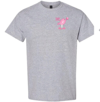 Birdies for Boobies Grey T-Shirt