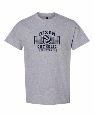 Dixon Catholic Volleyball Net T-Shirt