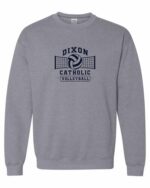 Dixon Catholic Volleyball Net Crewneck