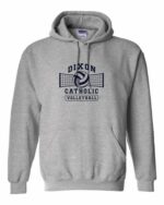 Dixon Catholic Volleyball Net Hoodie