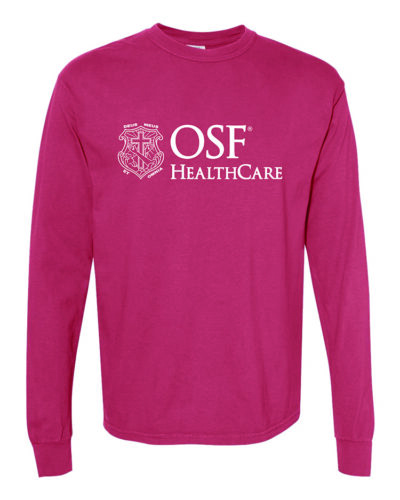 OSF Comfort Colors Long Sleeve 6014 Crimson