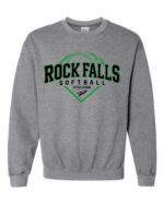 Rock Falls Softball Crewneck Sweatshirt